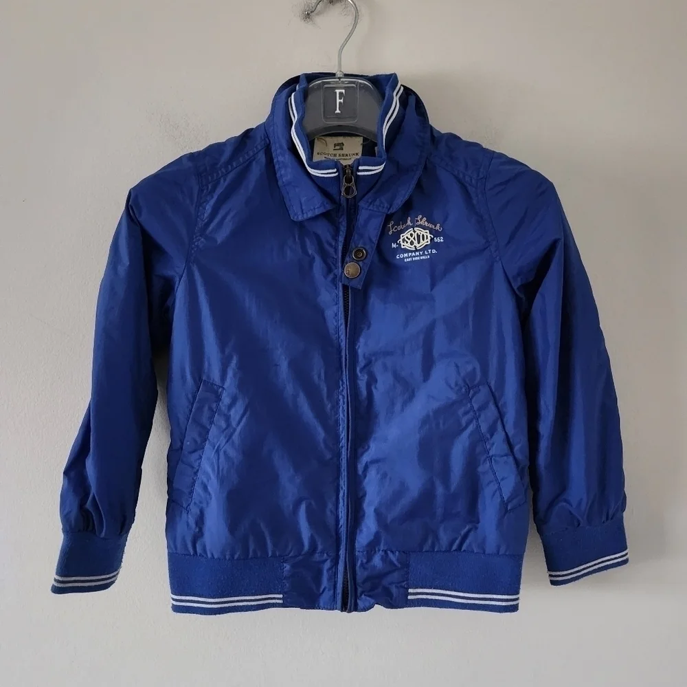 MAISON SCOTCH | Windbreaker jacket blue boys sz 6